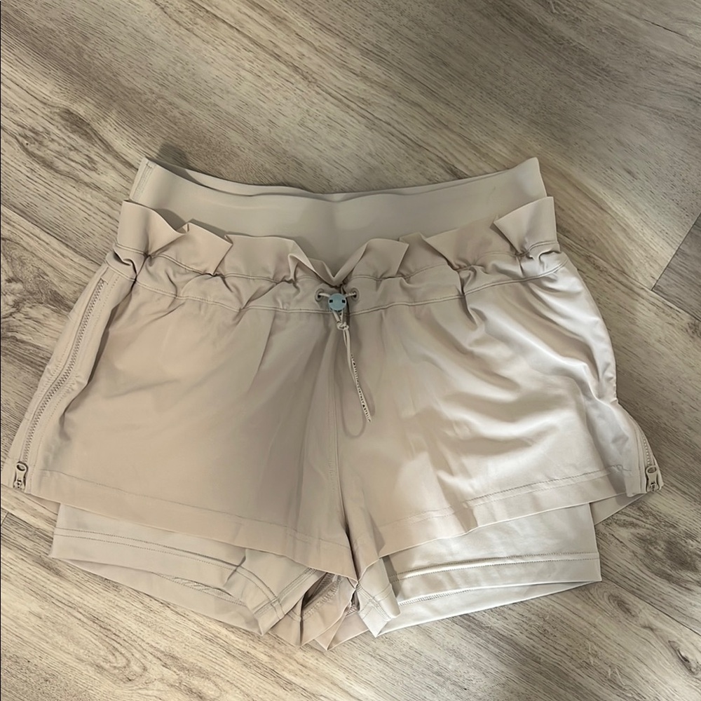 Adidas by Stella McCartney Tan Athletic Shorts